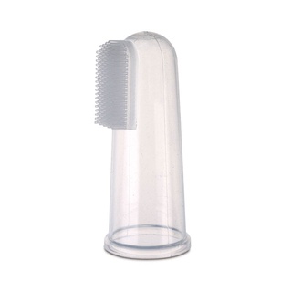 Bàn chải đánh răng xỏ ngón silicon siêu mềm