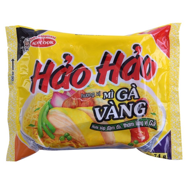 COMBO 10 Gói Mì Hảo Hảo Vị Mì Gà Vàng Gói 74G