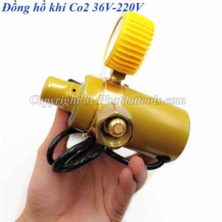 Đồng hồ khí Co2 36V-220V.