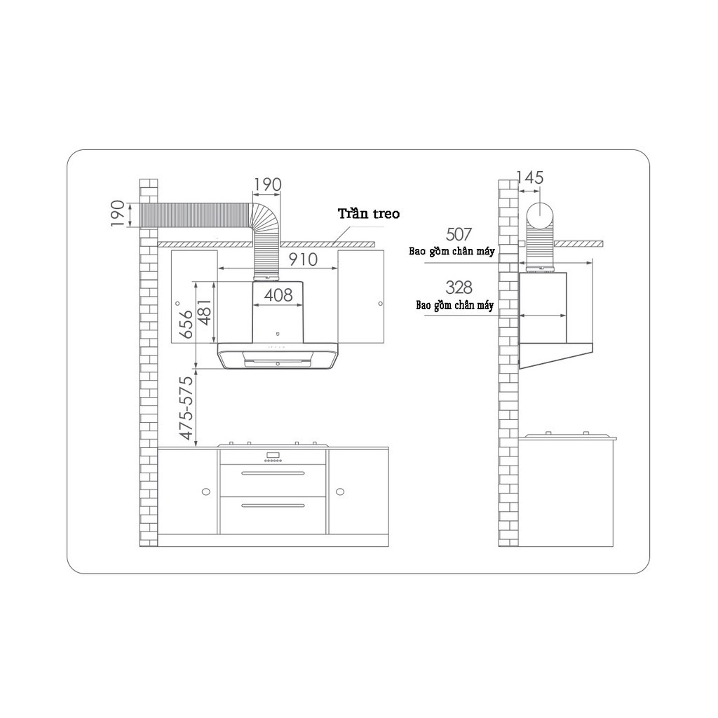 Máy hút mùi Xiaomi Mijia lực hút lớn, chiều dài 90 cm, độ ồn thấp, điều khiển cảm ứng/Mijia S1 CXW-260-MJ02C