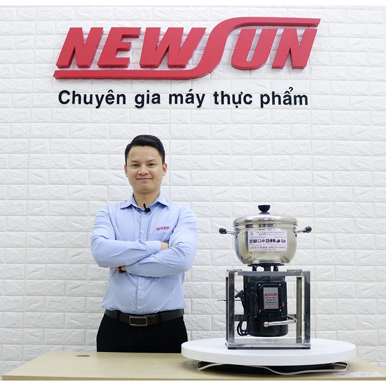 Máy Xay Thịt,Cá Làm Giò Chả, Ruốc Mini 1kg/ Mẻ NEWSUN Công Suất 0,9kw + Quà tặng phụ kiện