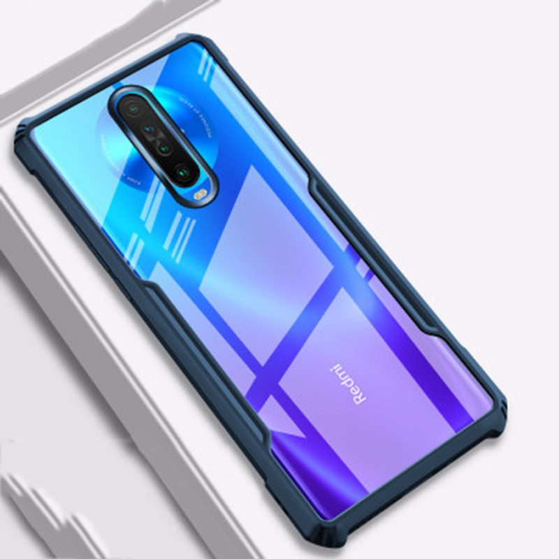 Ốp điện thoại trong suốt có túi khí chống sốc cho Xiaomi Redmi K30 K30s K30i Note 9 Pro Max 9S 9A 9i 9C Prime POCOPhone POCO X3 NFC M2