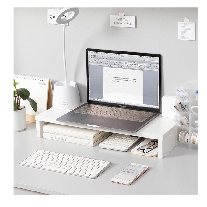 [KỆ LẮP SẴN] Kệ máy tính chống gù lưng, kệ máy tính/laptop để bàn