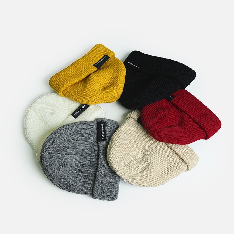 Mũ Dệt Kim  LINJW Vải Cotton Mềm Mại Giữ Ấm Thời Trang Thu Đông 2021 Mới