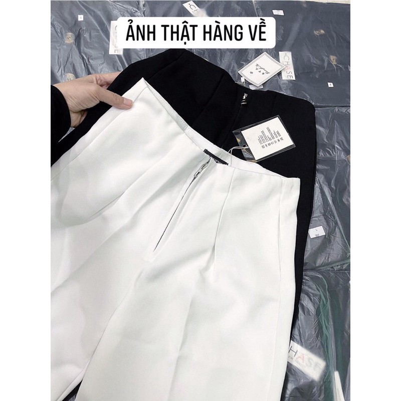 [MẪU MỚI] QUẦN ỐNG RỘNG SUÔNG CẠP CAO VẢI VINTEX KHOÁ GIỮA SIÊU TÔN DÁNG