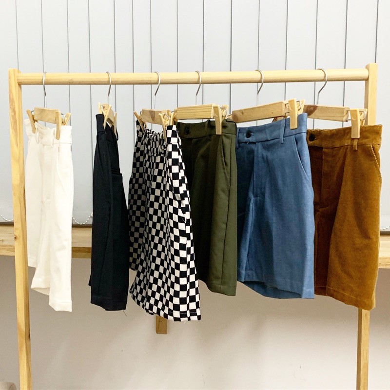  Quần short nam nữ - Khaki Short Pant