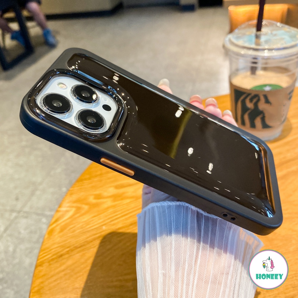 Ốp Điện Thoại TPU Mềm Trong Suốt Phối Túi Khí Chống Sốc/Va Đập Phong Cách Hàn Quốc Cho iPhone 11 13 12 Pro Max X XS XR