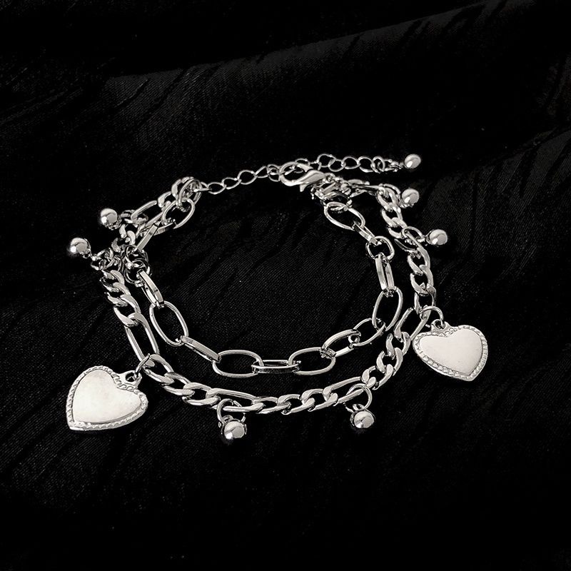 Vòng Tay Nhiều Lớp Thiết Kế Đơn Giản Sang Trọng Phong Cách Hàn Quốc Cổ Điển