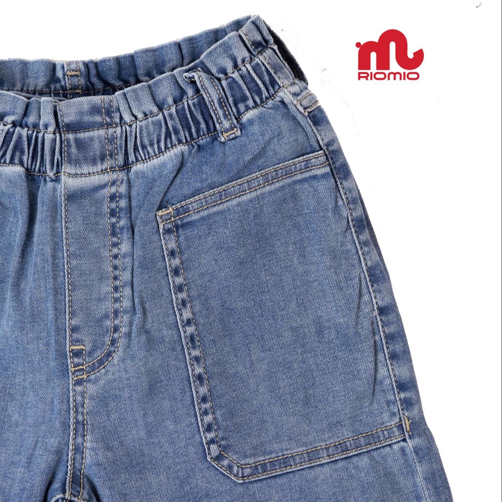 Quần jean bé gái RIOMIO chất liệu Denim Cotton thoải mái, co giãn tốt - RO011