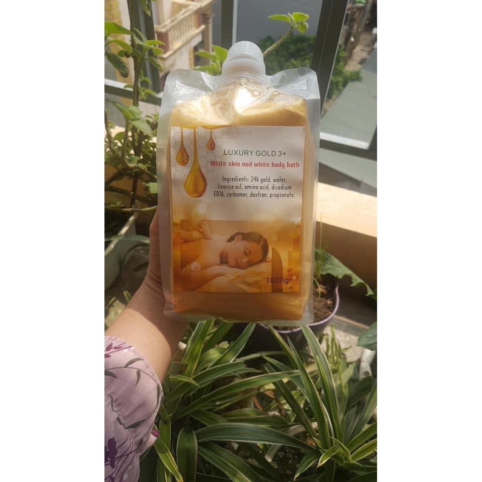 Gel vàng Luxury cao cấp cho spa dưỡng ẩm dưỡng trắng body