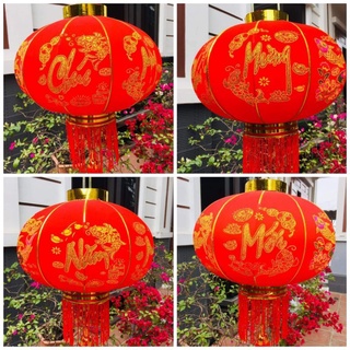 Đèn Lồng đỏ 40cm trang trí ngày tết, lễ hội