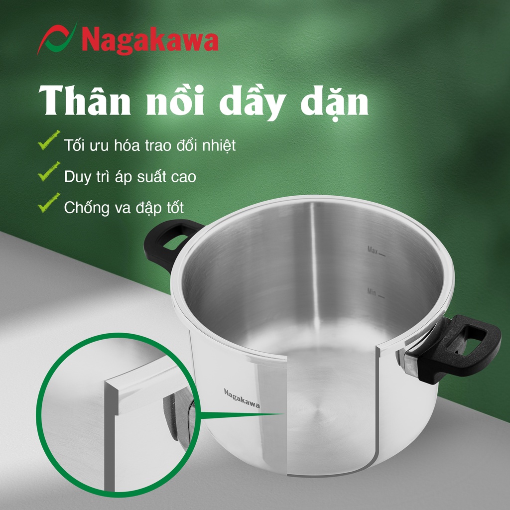 Nồi áp suất Nagakawa NAG1472