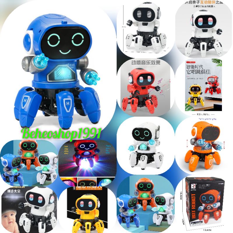 Robot người nhện nhảy nhót đi lại