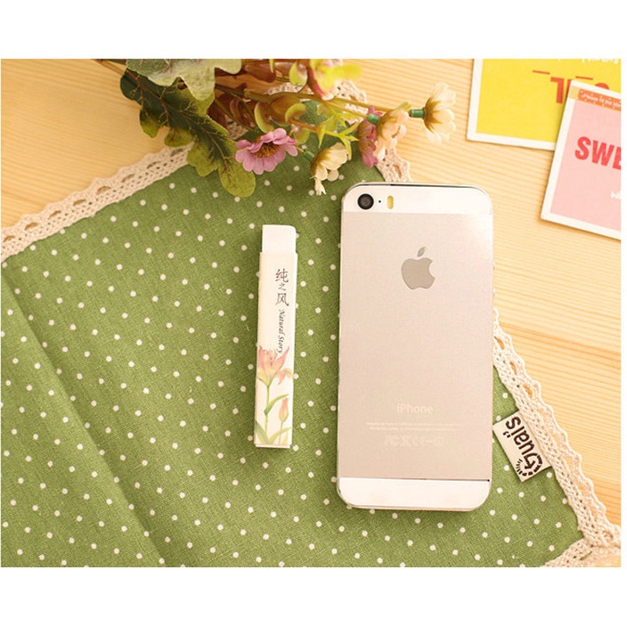 Gôm tẩy bút chì dễ thương thanh dài dễ dàng tẩy sạch thích hợp văng phòng trường học