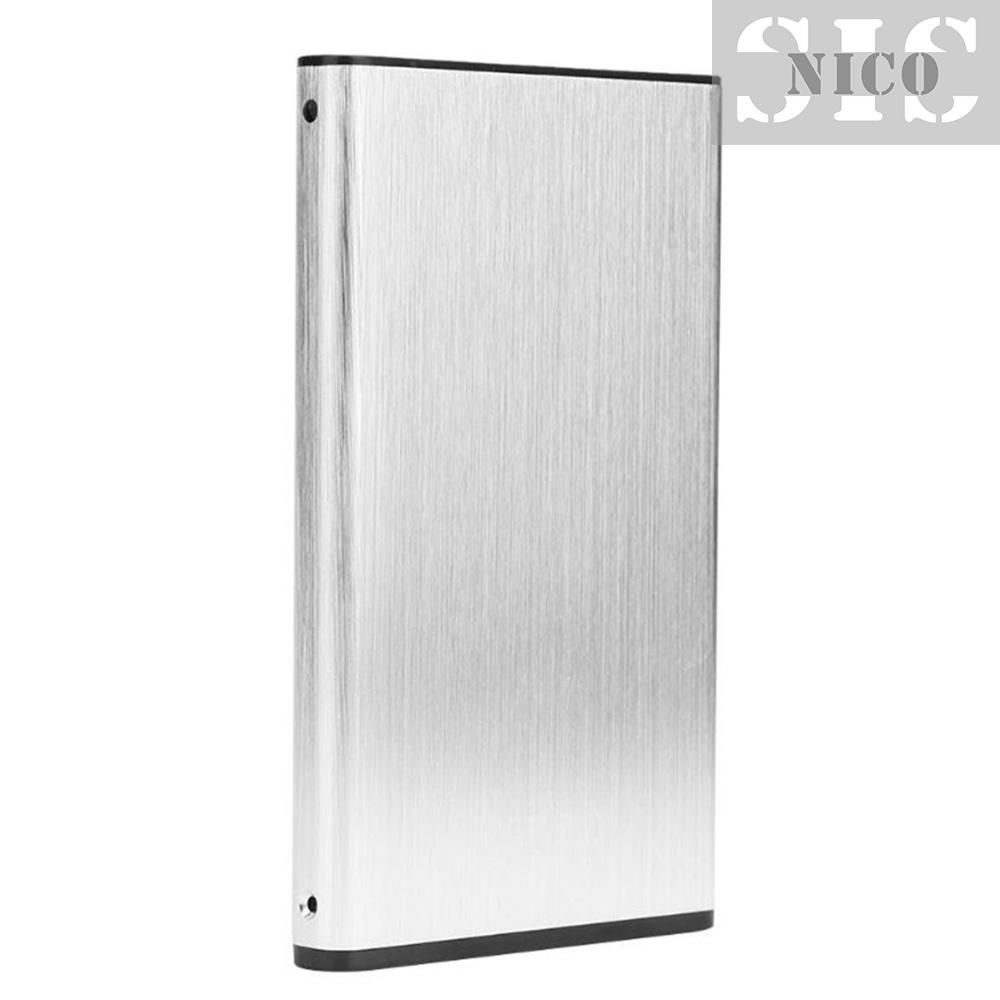 Hộp Đựng Ổ Cứng 2.5 Inch Usb3.0 Bằng Hợp Kim Nhôm Màu Bạc