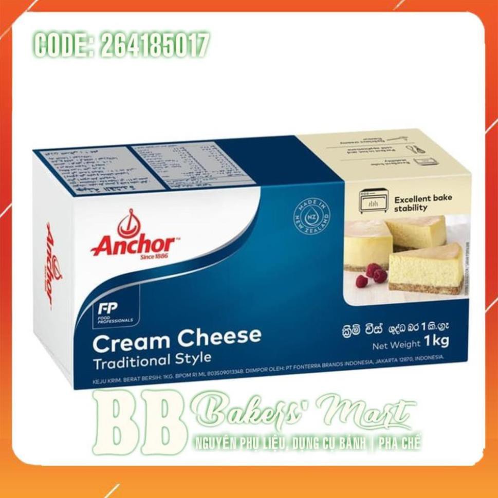 Phô mai kem hiệu anchor 1kg  cream cheese hiệu anchor - 1kg - ảnh sản phẩm 1