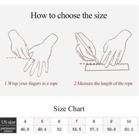 Nhẫn thép titan đính kim cương sang trọng size 6-9