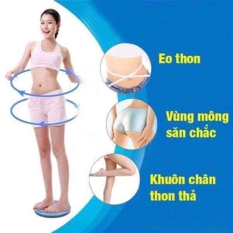 Máy xoay eo tập cơ bụng eo thon tại nhà, Đĩa xoay eo bấm huyệt hình bàn chân thể thao dụng cụ