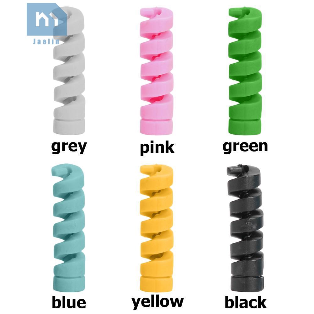 Phụ Kiện Bảo Vệ Dây Cáp Sạc Dạng Xoắn Ốc Cho Iphone Android