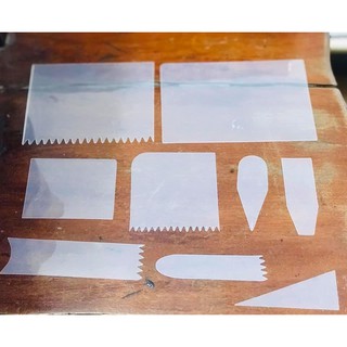 Vét bột dẻo răng cưa bộ 9 cái