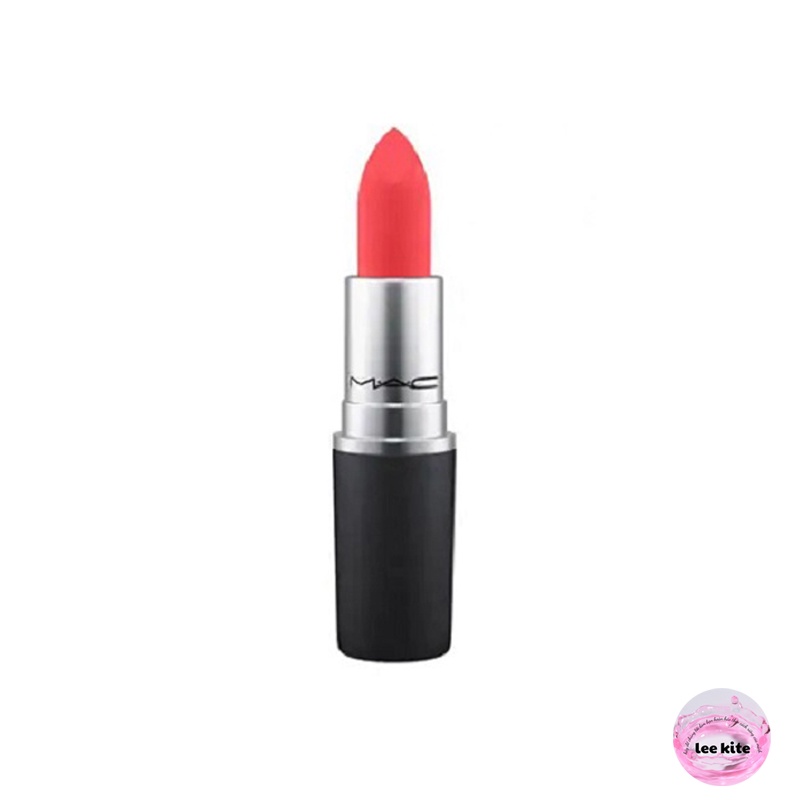 Son MAC Mandarin O Màu 308 Hồng San Hô - Powder Kiss Lipstic