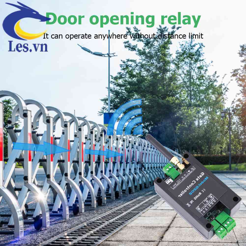 Công Tắc Mở Cửa Không Dây GSM 2G Điều Khiển Từ Xa