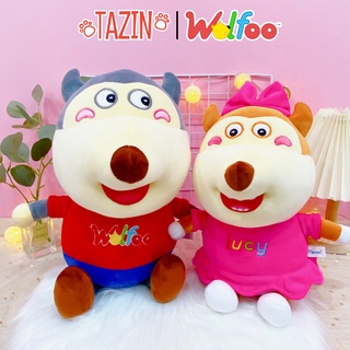 Gấu bông sói wolfoo & lucy dễ thương cho bé cao cấp gấu bông tazin
