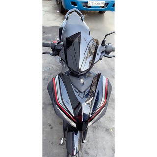 Ốp đầu ninza ex155 Vva khói carbon