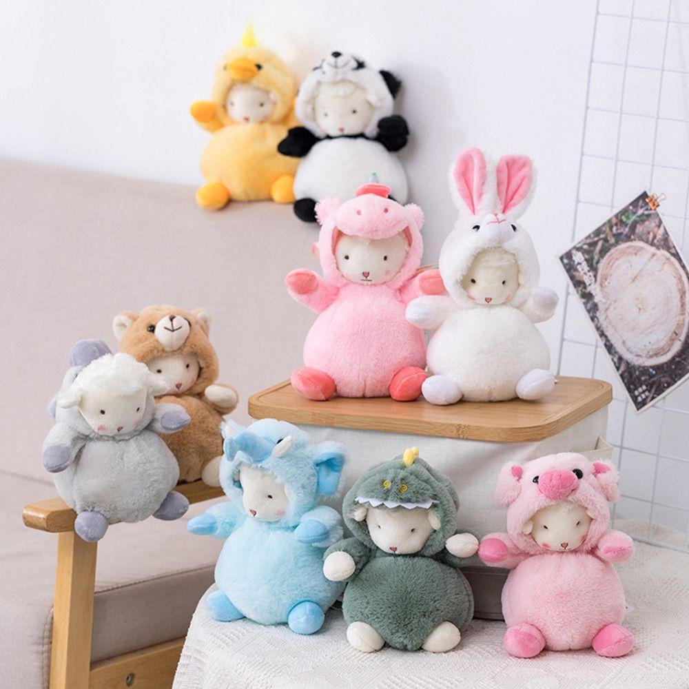 Đồ chơi nhồi bông Hình Chú Cừu Mềm Mại Trang Trí Tiệc Cưới