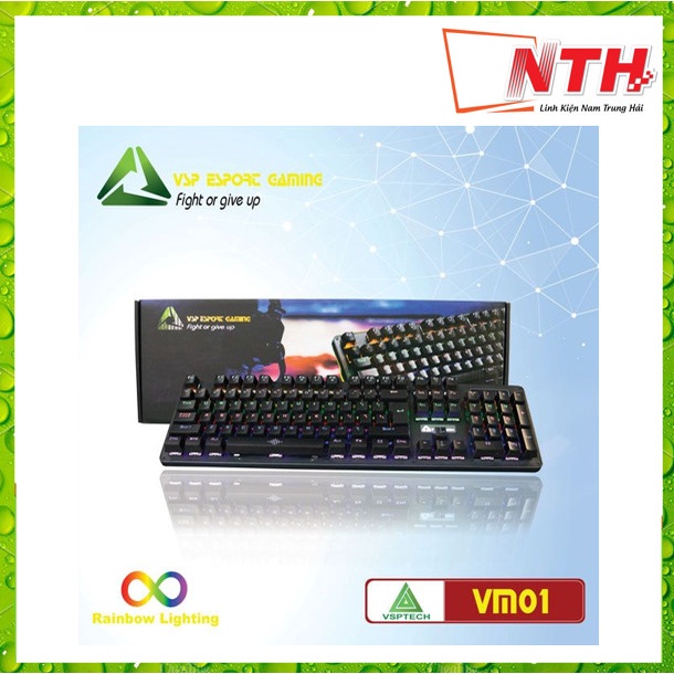 Phím Cơ VSP VM01- Phím Cơ, 25 key Anti Ghost, 13 chế độ LED