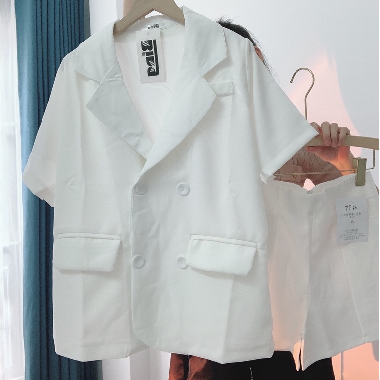 Set vest cộc tay có size chất tuyết mưa dày dặn chuẩn form vanmiushop