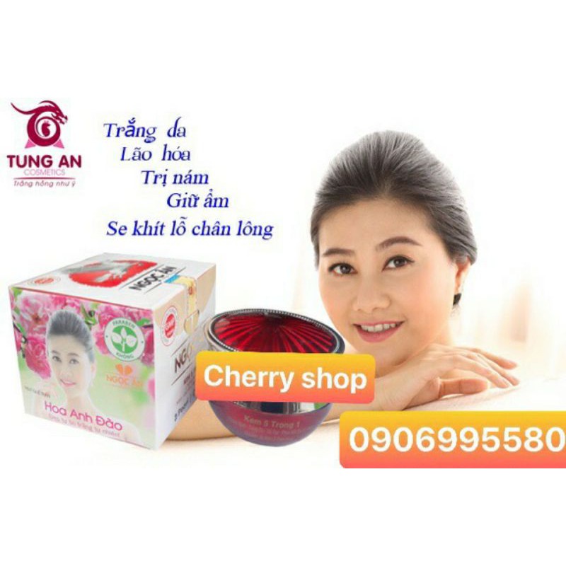 Kem ngọc ân trắng da, Lão hóa, Xóa nám, Giữ ẩm, Se khít lỗ chân lông 5 trong 1 (20g)