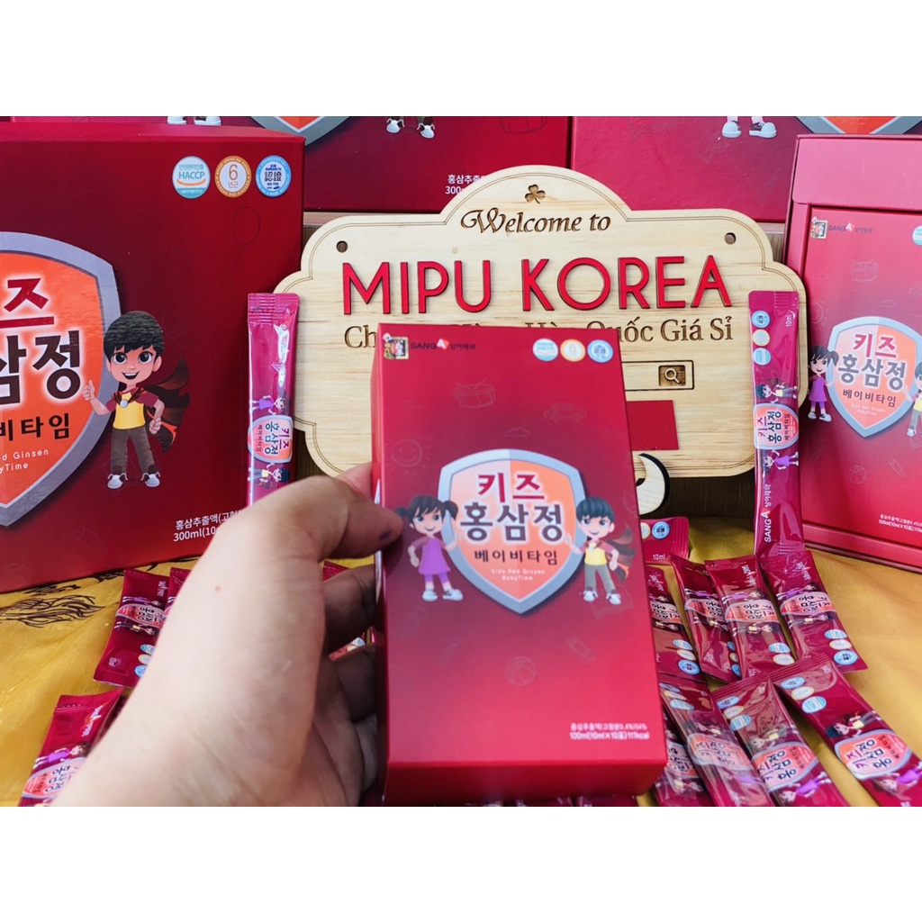 Nước Hồng Sâm Baby SangA  Hàn Quốc Hộp 30 gói x 10 ml | BigBuy360 - bigbuy360.vn