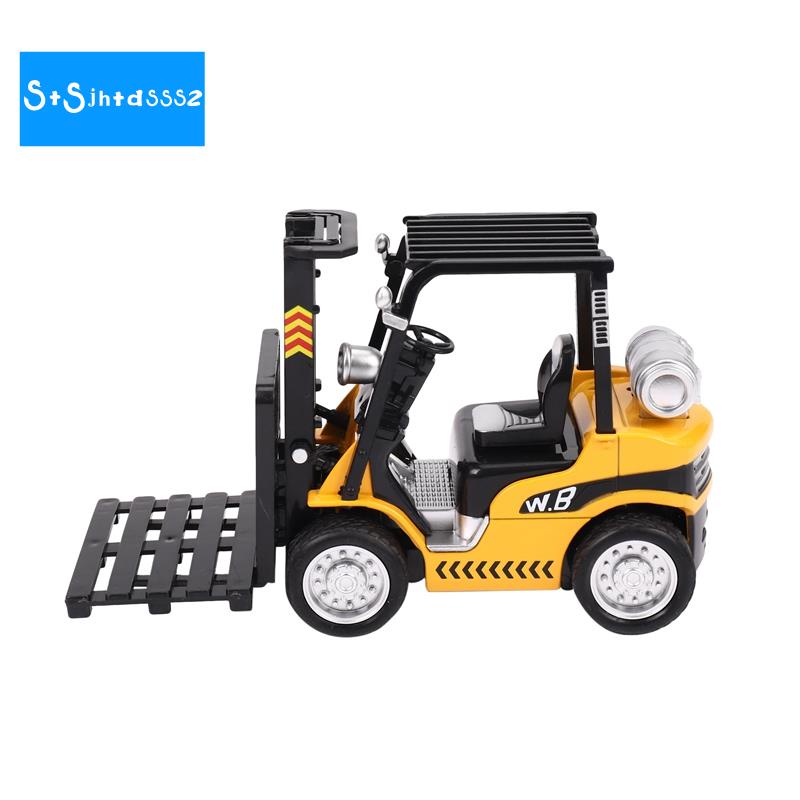 Mô Hình Xe Nâng Đồ Chơi Có Đèn Và Âm Thanh Tỷ Lệ 1: 24 Cho Bé Trai