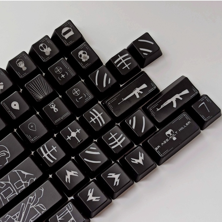 Bộ 104 Nút Bàn Phím Cơ OEM Bằng Nhựa ABS Trong Mờ Hình Gà Con Dễ Thương