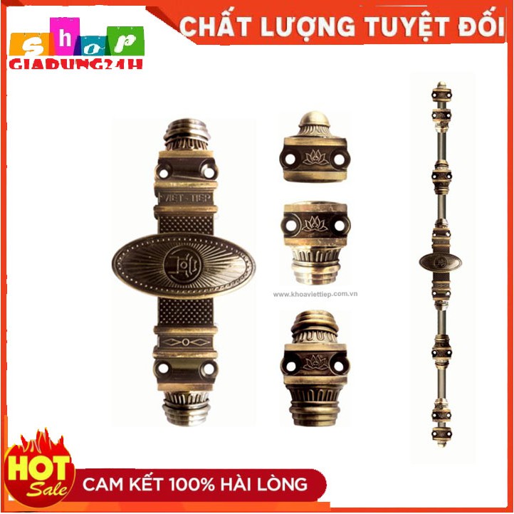 Bộ Ổ Khóa Việt Tiệp CLEMON KK 09882 Hoàng Đồng -Hàng Chính hãng-Giadung24h