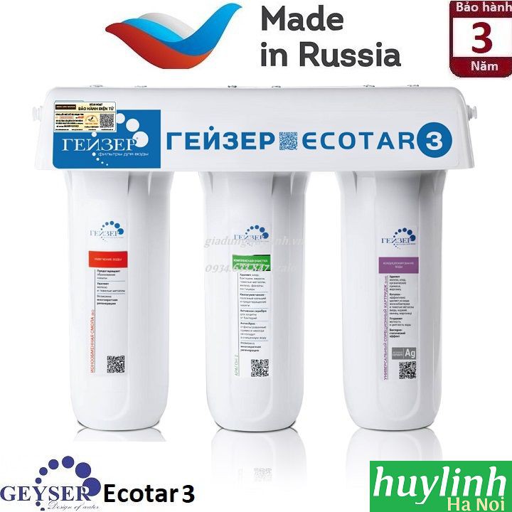 Máy lọc nước Nano Geyser Ecotar 5 - Nhập khẩu LB Nga - Russia