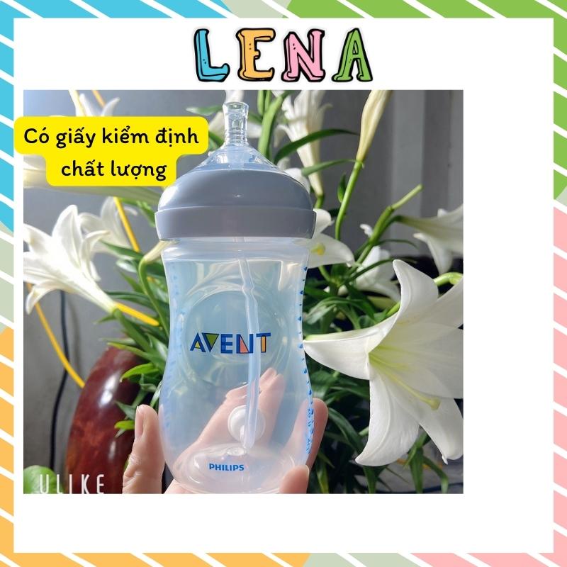 ống tập hút lắp vào bình sữa Avent cổ rộng (Avent natural/Avent tự nhiên) dung tích 125ml, 260ml và 330ml