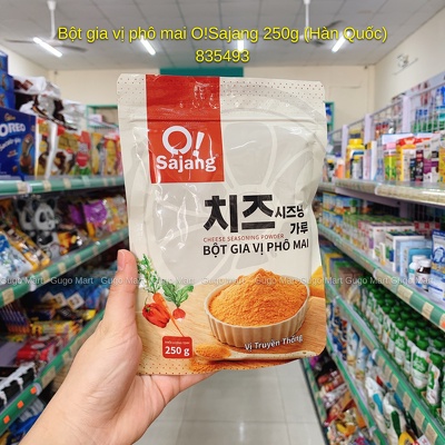 Bột phô mai O-sajang Hàn Quốc - thơm béo ngậy, màu đậm