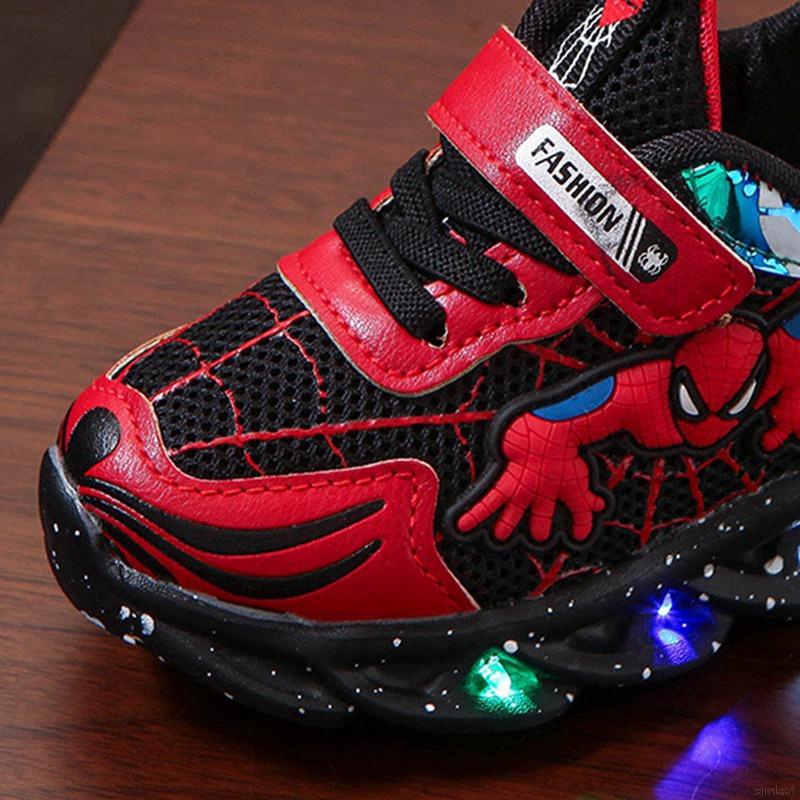 Giày Thể Thao Đế Có Đèn Led Phát Sáng Thời Trang Cho Bé Trai