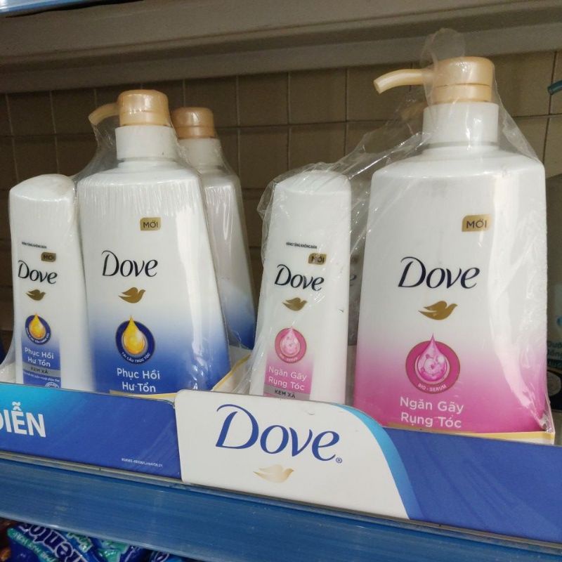 Dầu gội  DOVE 640g/325g