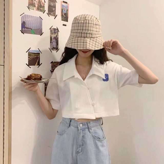 ❣️Áo crop thêu số 3 siêu xinh ❣️chỉ còn số lượng ít nhanh tay đặt hàng nha