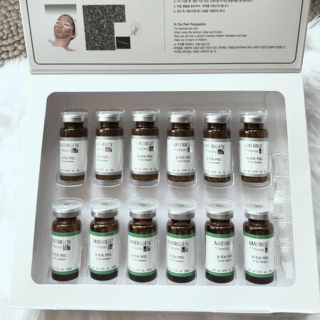 Peel Da Vi Tảo Biển Btox Thay Da Sinh học B-Tox Peel Matrigen Hàn Quốc 2 Màu Cho Spa