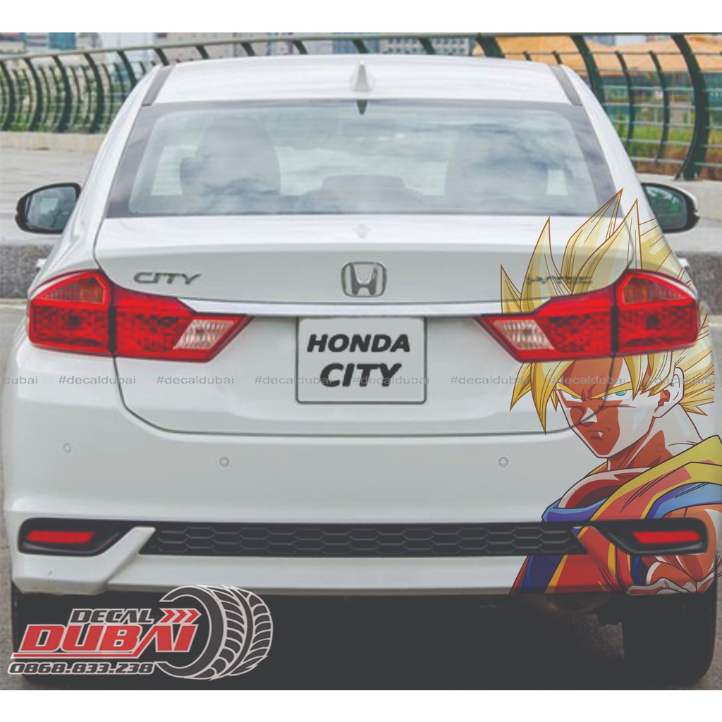 Tem songoku thiết kế cho tất cả loại xe