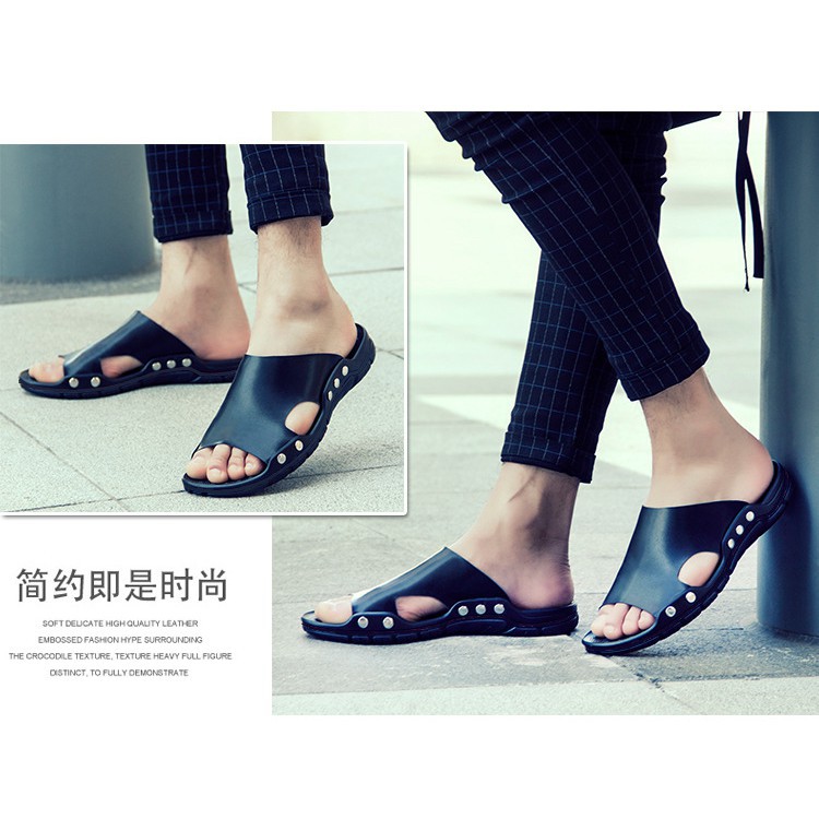 Dép nam quai ngang đẹp