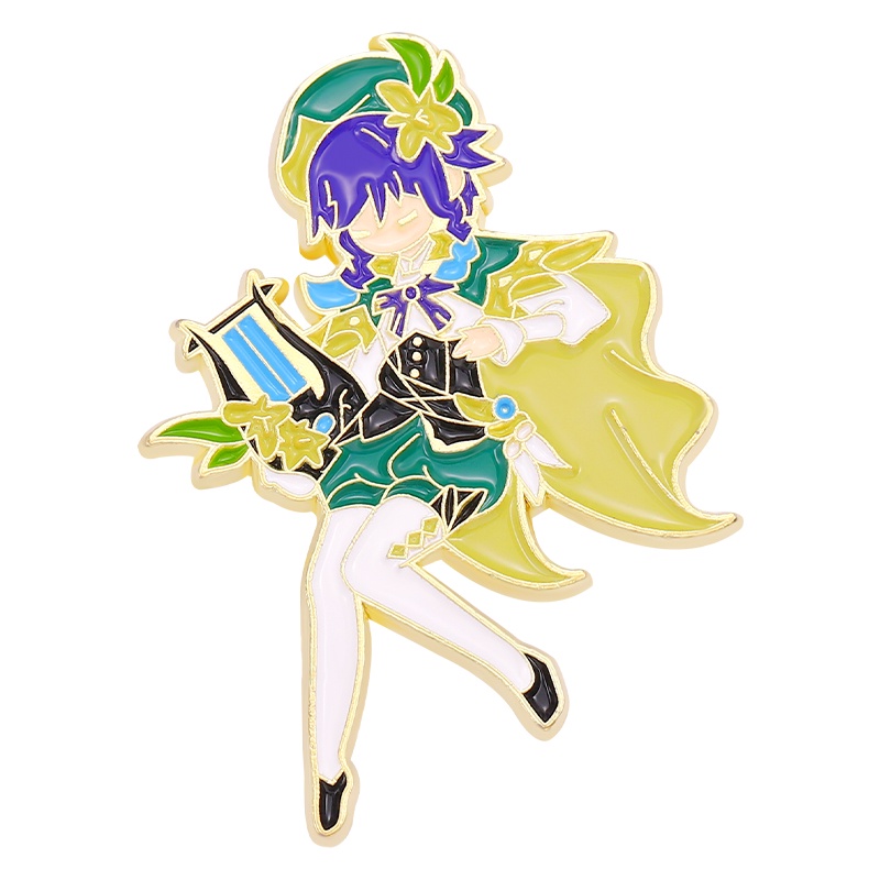 Huy hiệu cài áo MISS ZOE hình nhân vật anime đáng yêu