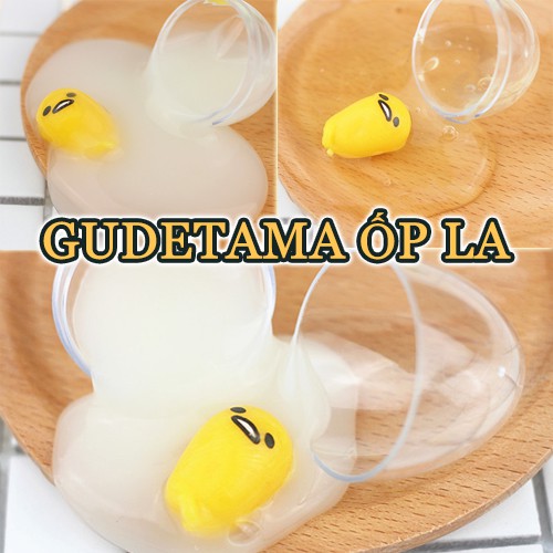 Đồ chơi bóp trứng Gudetama