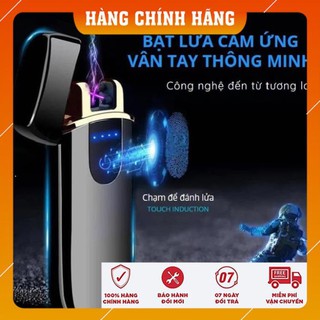 [Hàng Nhập Khẩu] Bật lửa cảm ứng vân tay/ Bật lửa hồng ngoại/ Hàng lighter chính hãng