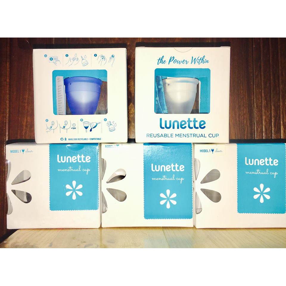 Cốc nguyệt san Lunette cao cấp Phần Lan + tặng cốc tiệt trùng + viên khử trùng