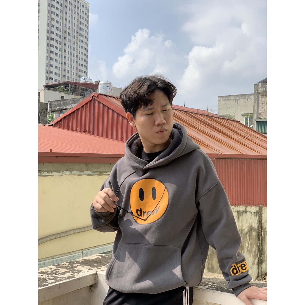 Aó Hoodie drew chất liệu nỉ siêu dày,cực ấm.